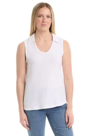 Wilt Polo Shell Top in White at Nordstrom, Size X-Small