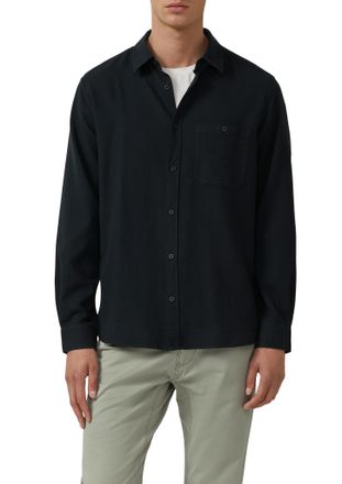 s.Oliver Langarmhemd S.OLIVER, Herren, Gr. 3XL, N-Gr, schwarz, Piqu&eacute;, Obermaterial: 100% Baumwolle, unifarben, regular fit normal, Manschette, Hemden Langarmhe