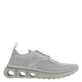 Ferragamo Nima Knit Low-Top Sneakers, Size 10