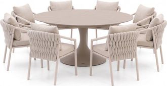 Suns Sato/Nova &oslash;170cm dining tuinset 9-delig