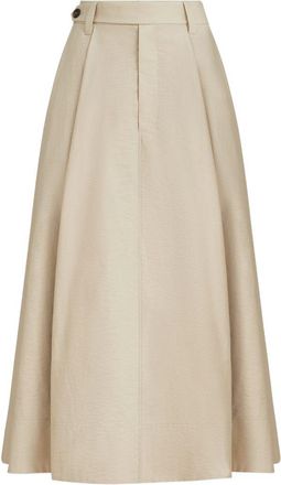 Brunello Cucinelli Brunello Cucinelli Cotton Long Skirt