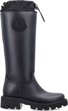 Moncler Hoge regenlaarzen voor Kickstream-stijl - Dames - Regenlaarzen - Zwart - 36 EU - Schoenen