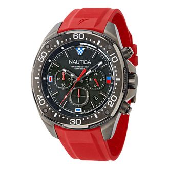 Nautica Nct Blue Sail Chronograph Silicone Watch