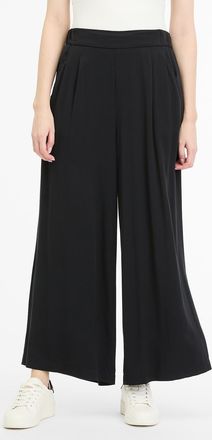 Ragwear Loungehose RAGWEAR LOGGAN, Damen, Gr. XL (42), N-Gr, schwarz, Web, Obermaterial: 100% Viskose, unifarben, regular fit kn&ouml;chellang, Hosen Loungehose