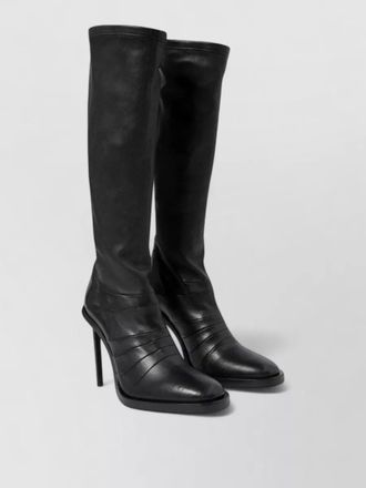 Ann Demeulemeester lamb leather high heel boots