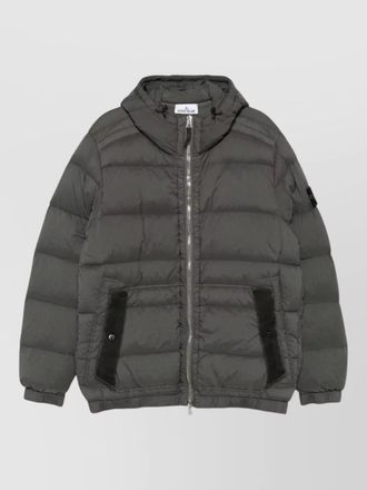 Stone Island down hooded padded coat