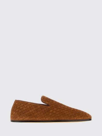 Bottega Veneta Palazzo Intrecciato Suede Loafers