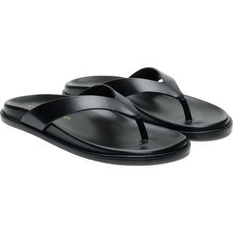 Stuart Weitzman Marykate Flip Flop in Black at Nordstrom, Size 9.5