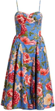 Emerald Sundae Print Sleeveless Fit & Flare Dress in Blue/multi at Nordstrom, Size X-Small