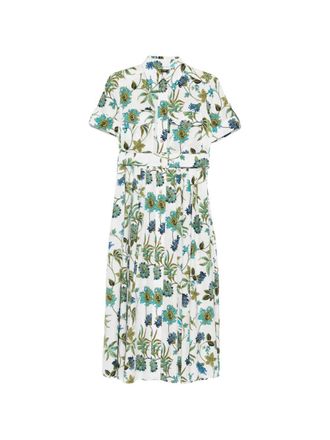 Fay Bedrucktes Chemisier-Kleid aus Baumwolle von Fay