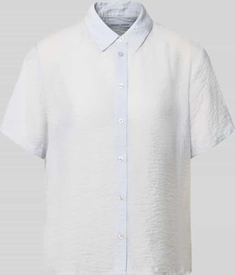 Sams&oslash;e & Sams&oslash;e Relaxed Fit Bluse aus Modal-Mix mit Seiden-Anteil Modell MINA in Hellblau, Gr&ouml;&szlig;e XL