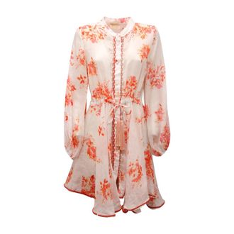 PHO Firenze Dames, Jurken, Veelkleurig, Maat: M Leer