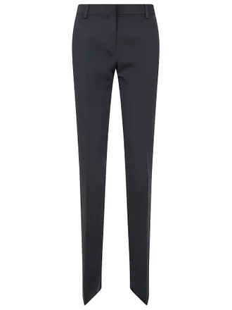 Ermanno Scervino Tailored Bootcut Trousers with Flared Hem and Refined Finish