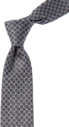 Gucci Horsebit Jacquard Silk Tie