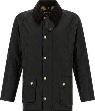 Barbour Jassen, Heren, Groen, L, Katoen, Ashby Wax Jacket