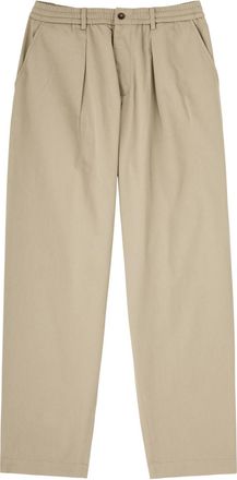 Universal Works Tapered Cotton Trousers - Ecru - 34 (W34 / L)