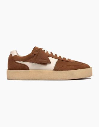 Clarks Mens CLARKS ORIGINALS TOR 80 TRAINER COLA COMBINATION - Brown - Size: 10