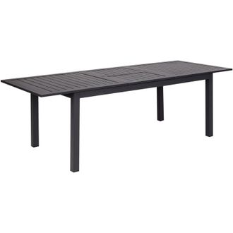 Beliani Beliani - Tavolo da giardino allungabile 180/240 x 90 cm Alluminio Grigio Scuro Arredo esterno Skaloma