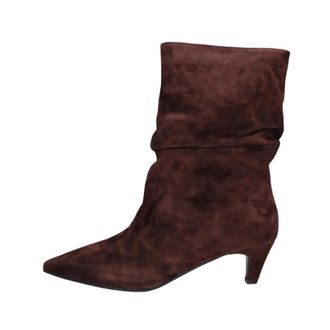 Stefano Lauran Enkellaarsjes - Dames - Schoenen - Rood - Maat: 37 EU Su&egrave;de