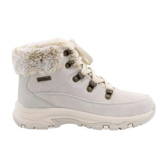 Skechers Split Enkellaars - Dames - Sport - Wit - Maat: 37 EU