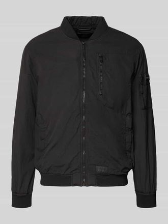 Khujo Blouson mit Label-Patches Modell IBE in Black, Gr&ouml;&szlig;e XXL
