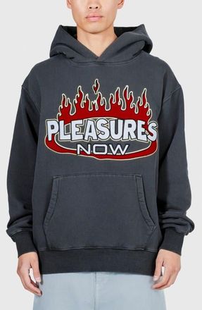 Pleasures Flame Hoodie in Faded Black at Nordstrom, Size Small