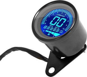 OEM Veloc&iacute;metro Y Tac&oacute;metro Digital Para Motocicletas, Lcd Impermeable Hasta 10.000 Rpm, Repuesto De Od&oacute;metro