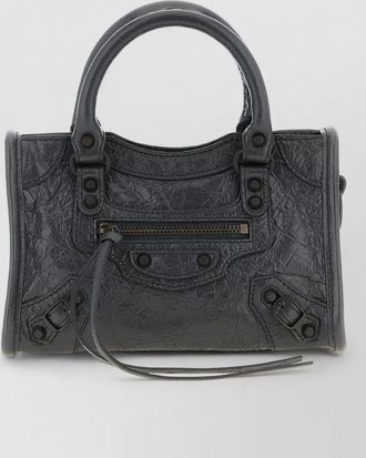 Balenciaga city nano leather bag top handle