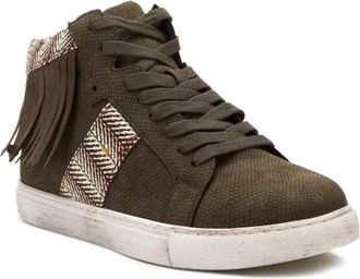 Matisse Footwear Womens Slinky Vegan Sneakers In Olive