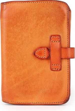 OLD TREND Leeds Genuine Leather Bifold Passport Holder in Caramel at Nordstrom