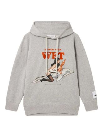 Stella McCartney Hoodie met print - Grijs