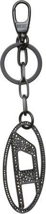 Diesel Zwarte Sleutelhanger Collectie - Dames - Sleutelhangers & Tashangers - Zwart - ONE Size - Accessoires