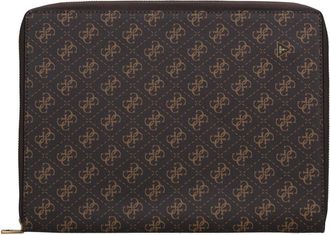 Guess Mito Organizer - Heren - Tassen - Bruin - ONE Size - Leer - Tassen