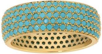 Native Gem Mini Billionaire Ring in Turquoise at Nordstrom, Size 8