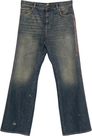 Amiri Stud-embellished Flared Jeans