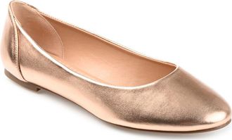 Journee Collection JOURNEE Kavn Flat in Rose Gold at Nordstrom Rack, Size 7.5