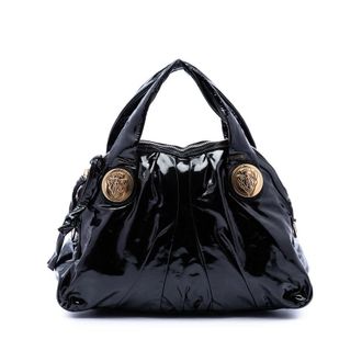 Gucci Pre-owned Gucci Large Patent Hysteria Satchel Ladies LSUKXGG5DICPGPXY