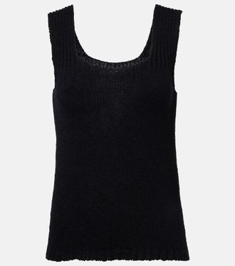 Khaite Wil knitted cotton top