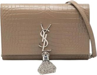 Saint Laurent Pre-owned The Sunset Crossbody Bag - Dames - Vintage Schoudertas - Bruin - ONE Size - Leer - Vintage