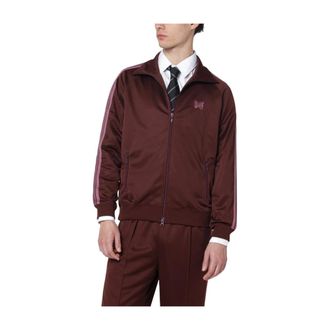 Needles Zip-throughs, male, Brown, S, Track Jacket - Poly Smooth