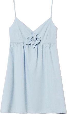 Twin-Set Abito con applicazione a fiori - Blu