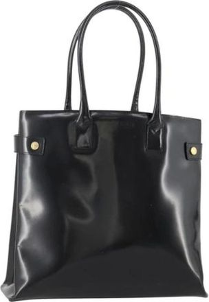Gucci Pre-owned Tote Bags, female, Black, Size: ONE SIZE Pre-owned Vintage Patent Leather Tote Bag