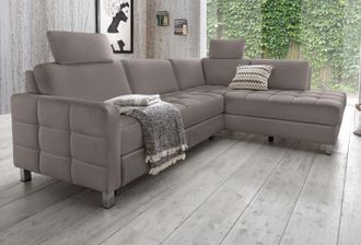 Sit&more Ecksofa »Pablo L-Form« wahlweise mit Bettfunktion