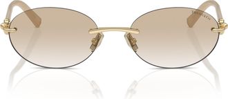 Tiffany & Co. 0tf3104d Oval Rimless Sunglasses