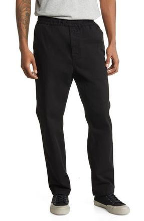 Carhartt Work in Progress Flint Straight Leg Twill Pants in Black at Nordstrom, Size Xx-Large