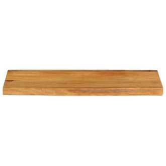 Berkfield Home Table Top Live Edge 80x20x3.8 cm Solid Wood Mango in Brown
