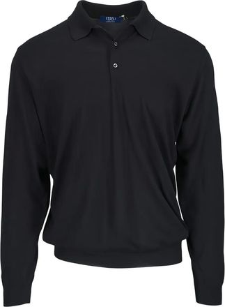 Fedeli Polo a maniche lunghe - Nero