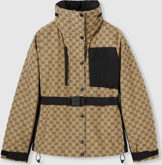 Gucci GG Technical Fabric Jacquard Jacket, Beige, Ready-to-wear