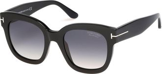 Tom Ford Beatrix FT0613 01D Geometric Polarized Sunglasses