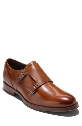 Cole Haan Carnegie Monk Strap Loafer in British Tan at Nordstrom, Size 11